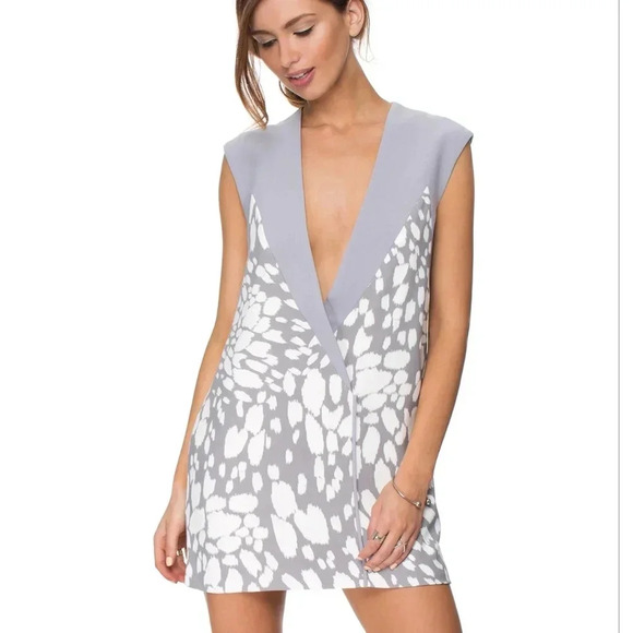 Keepsake The Label Head Strong Sleeveless Mini Printed Women's Dress Size XS. - Picture 2 of 15